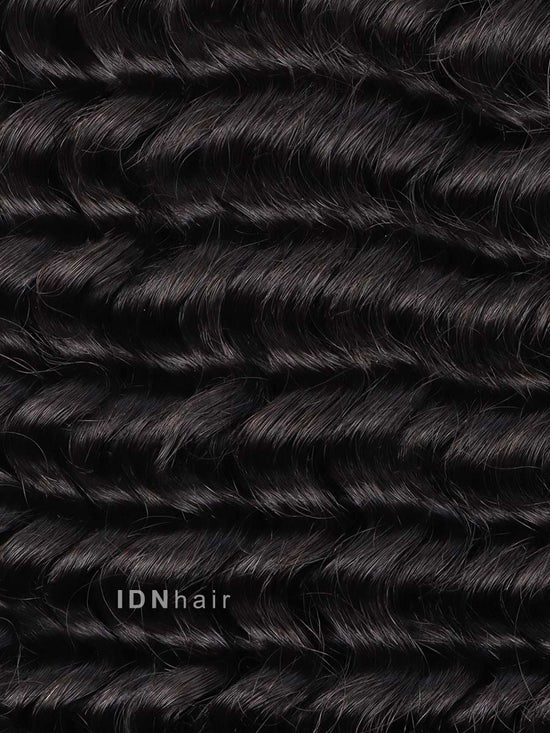Load image into Gallery viewer, Lois Deep Curly Seamless Clip in Hair Extension Human Hair
