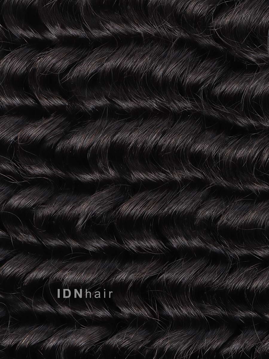 Sale No.11 Deep Curly Seamless Clip in Hair Extension Human Hair