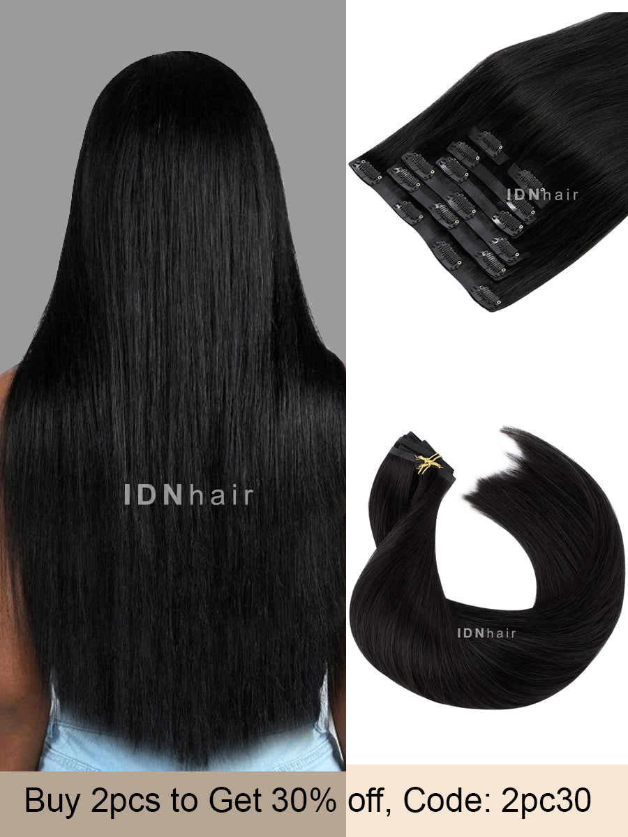 Snap on Wig Clips No Seams or Needles Wig Making DIY Convert Hair Extensions Into Clip Ins 16 Pieces Black