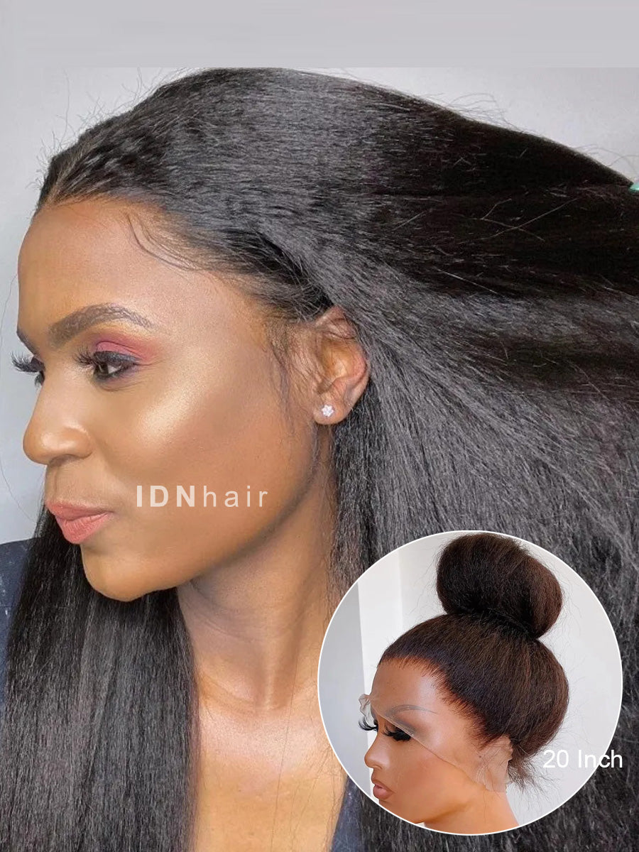Carion Kinky Straght 360 Cap HD Lace Wig