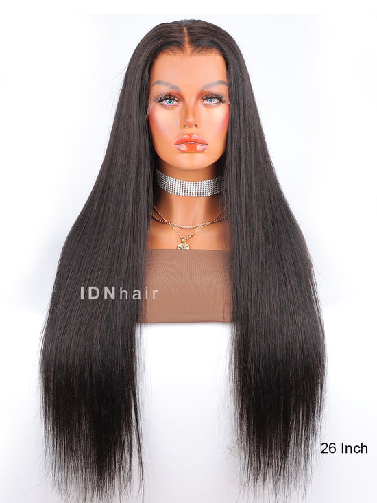 Load image into Gallery viewer, Alva Long Human Hair Wig 22in-30in Glueless HD Lace Front Wig

