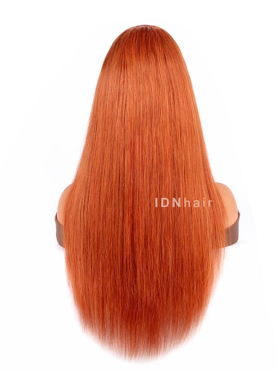 Assana Ginger Straight 13x4 Frontal Colored Human Lace Wig