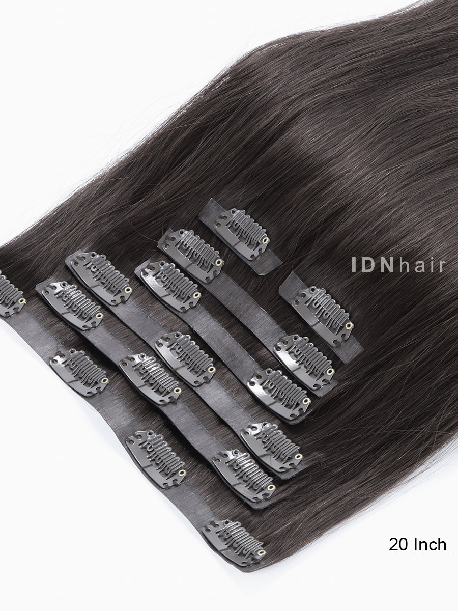 Sale No.11 Deep Curly Seamless Clip in Hair Extension Human Hair