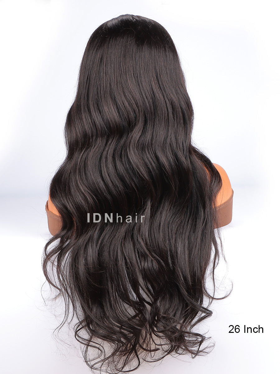 Cathy HD Lace Wavy Human Hair Long 22in-30in Inches Frontal Wig