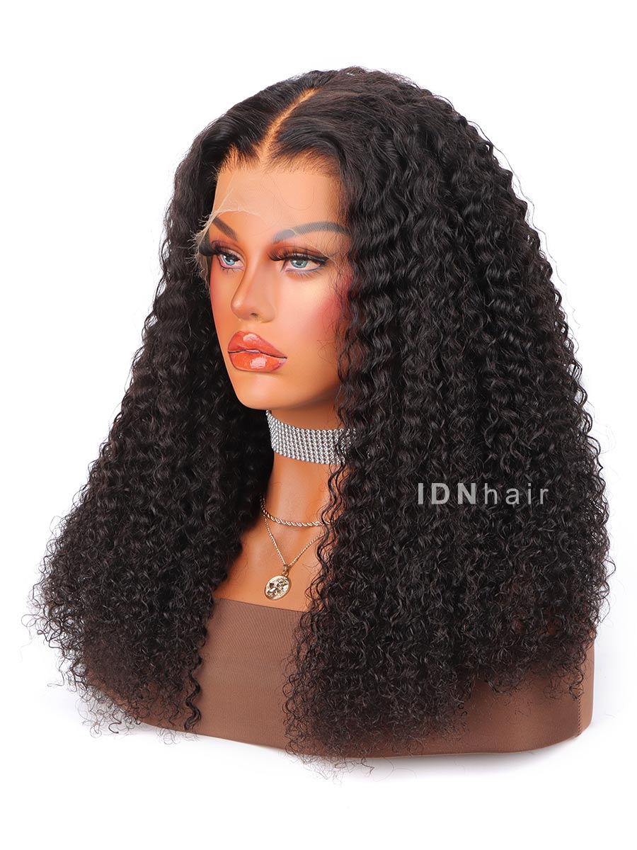 Load image into Gallery viewer, Shanny Glueless Water Wave Scalp Knots 13X4 Full Frontal Wig HD Lace
