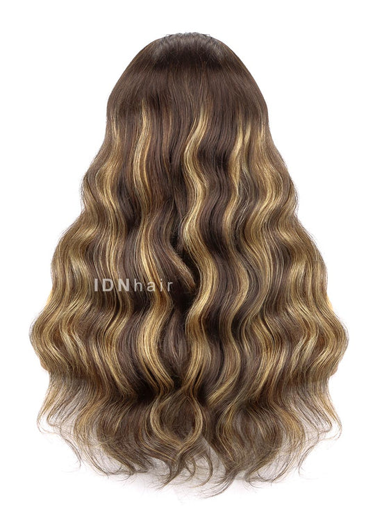 Jessica Highlight Wavy Scalp Knots 13x6 Frontal HD Lace Wig