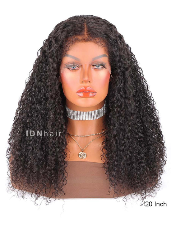 Lisa New 4C Edges Deep Curly Wig Glueless 13X6 3D HD Lace Wigs