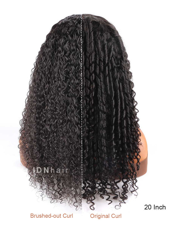 Delia 2-in-1 Twisted Curly 22in-30in Long Inches Glueless HD Lace Wig