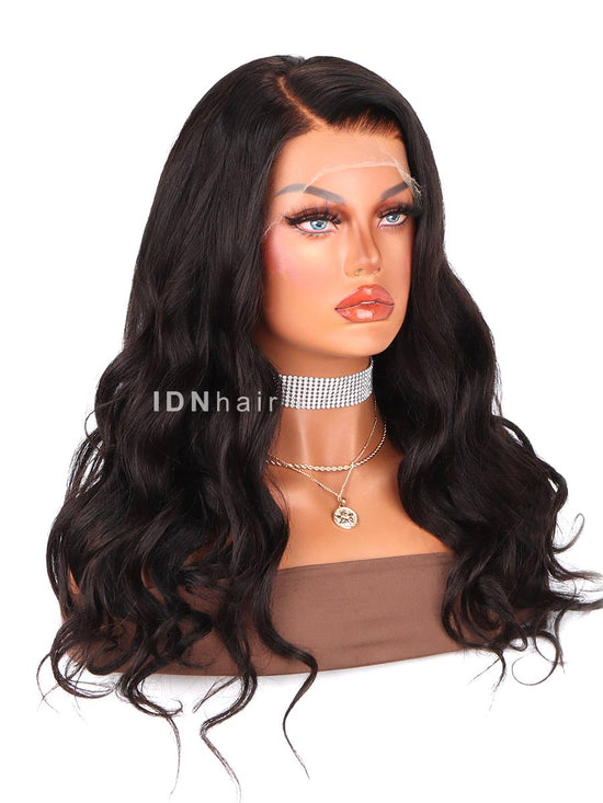 Sale No.36 Royal Wavy Front Wig 13X4 HD Lace Real Human Hair