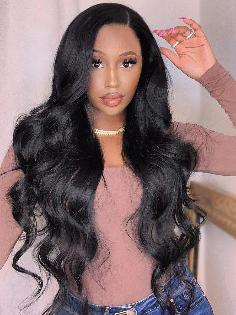 Body Wave Glueless 13X4 Lace Front Wig HD Lace Smallest  display picture 1