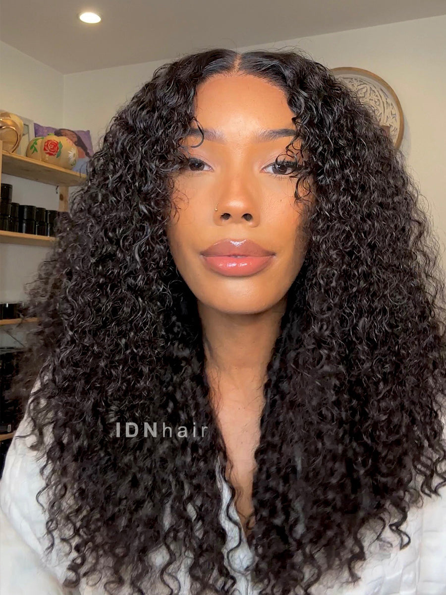 Nandi New 2-in-1 Twisted Curly Wig Glueless 13X6 3D Real Thin HD Lace Wig